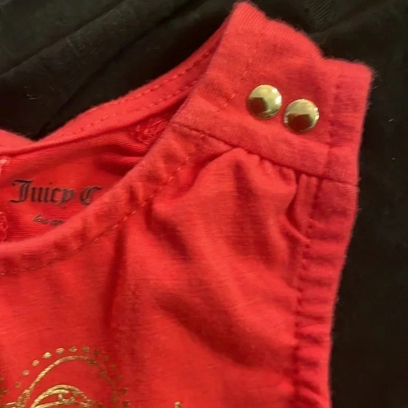 Juicy Couture Tulle Dress Coral  Gold Size 12M - Picture 9 of 9